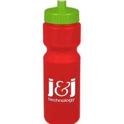 Sport Bottle with Push Pull Lid - 28 oz - Colors