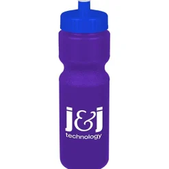 Sport Bottle with Push Pull Lid - 28 oz - Colors