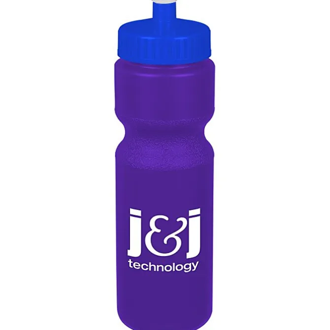 Sport Bottle with Push Pull Lid - 28 oz - Colors