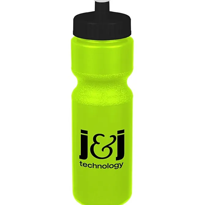 Sport Bottle with Push Pull Lid - 28 oz - Colors