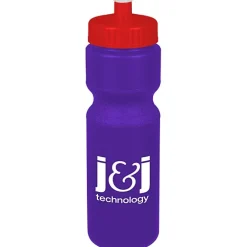 Sport Bottle with Push Pull Lid - 28 oz - Colors