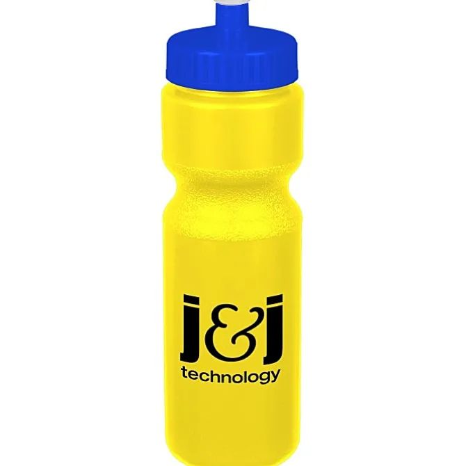 Sport Bottle with Push Pull Lid - 28 oz - Colors