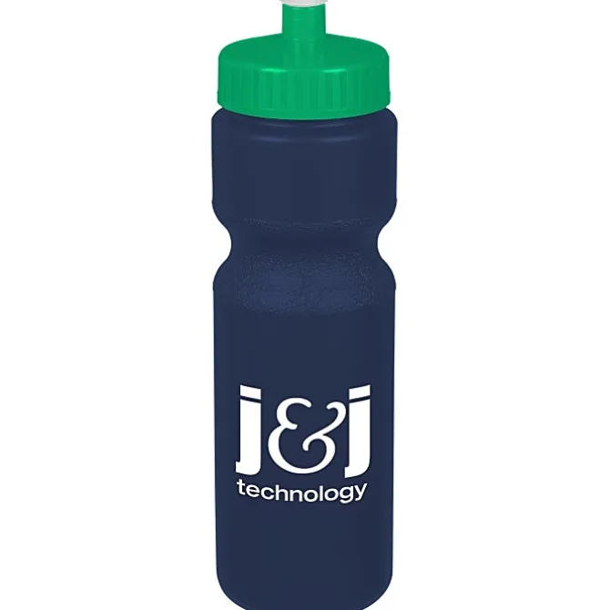 Sport Bottle with Push Pull Lid - 28 oz - Colors