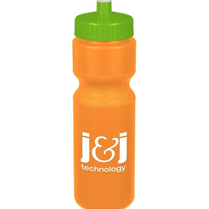 Sport Bottle with Push Pull Lid - 28 oz - Colors