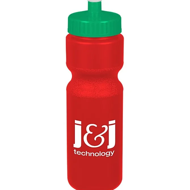 Sport Bottle with Push Pull Lid - 28 oz - Colors