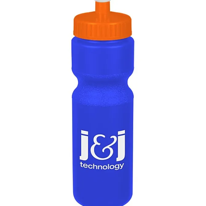 Sport Bottle with Push Pull Lid - 28 oz - Colors