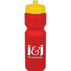 Sport Bottle with Push Pull Lid - 28 oz - Colors