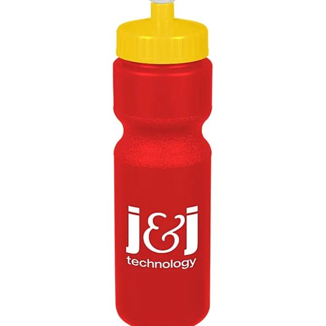 Sport Bottle with Push Pull Lid - 28 oz - Colors