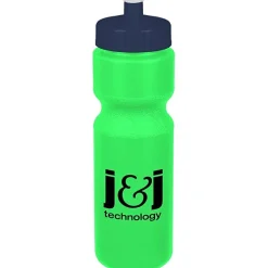 Sport Bottle with Push Pull Lid - 28 oz - Colors