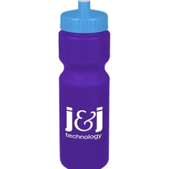Sport Bottle with Push Pull Lid - 28 oz - Colors