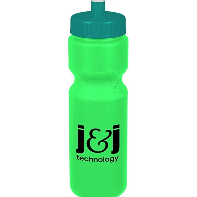 Sport Bottle with Push Pull Lid - 28 oz - Colors