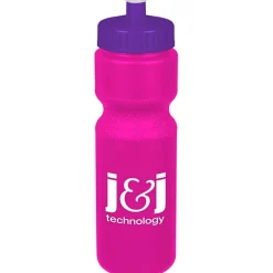 Sport Bottle with Push Pull Lid - 28 oz - Colors