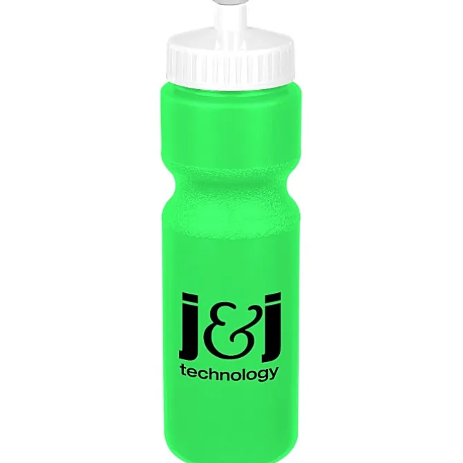 Sport Bottle with Push Pull Lid - 28 oz - Colors