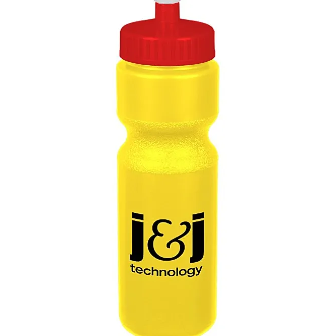 Sport Bottle with Push Pull Lid - 28 oz - Colors