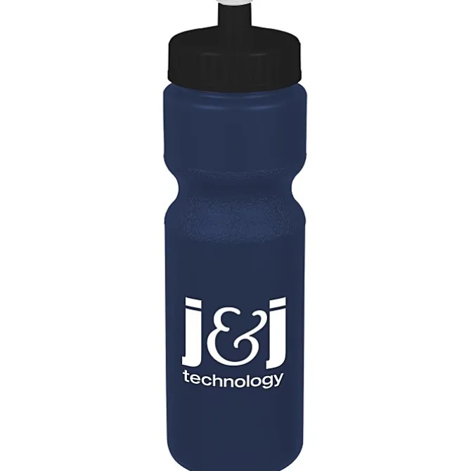 Sport Bottle with Push Pull Lid - 28 oz - Colors