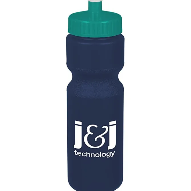 Sport Bottle with Push Pull Lid - 28 oz - Colors