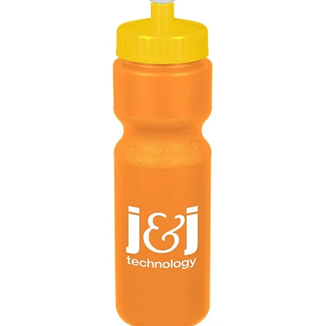 Sport Bottle with Push Pull Lid - 28 oz - Colors