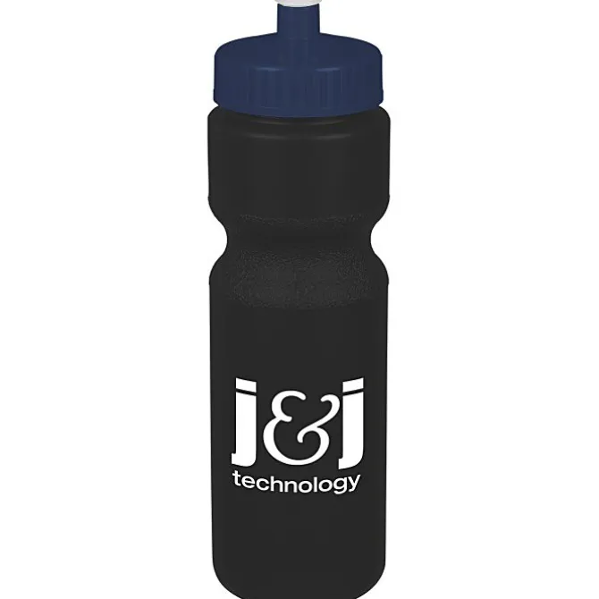 Sport Bottle with Push Pull Lid - 28 oz - Colors