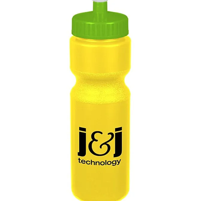 Sport Bottle with Push Pull Lid - 28 oz - Colors