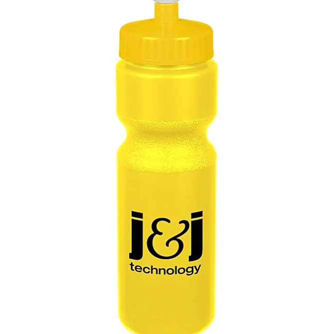 Sport Bottle with Push Pull Lid - 28 oz - Colors