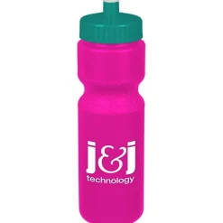 Sport Bottle with Push Pull Lid - 28 oz - Colors