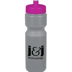 Sport Bottle with Push Pull Lid - 28 oz - Colors