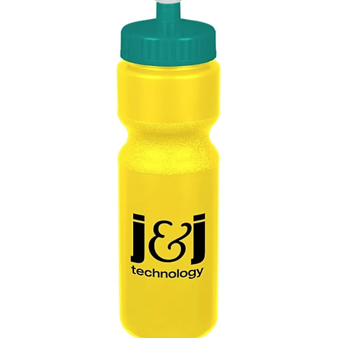 Sport Bottle with Push Pull Lid - 28 oz - Colors