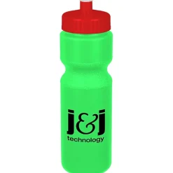 Sport Bottle with Push Pull Lid - 28 oz - Colors