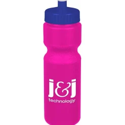 Sport Bottle with Push Pull Lid - 28 oz - Colors