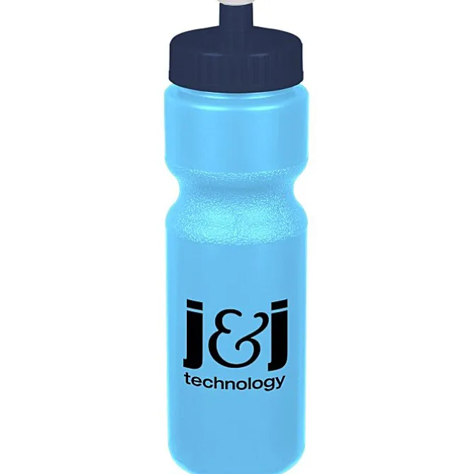 Sport Bottle with Push Pull Lid - 28 oz - Colors
