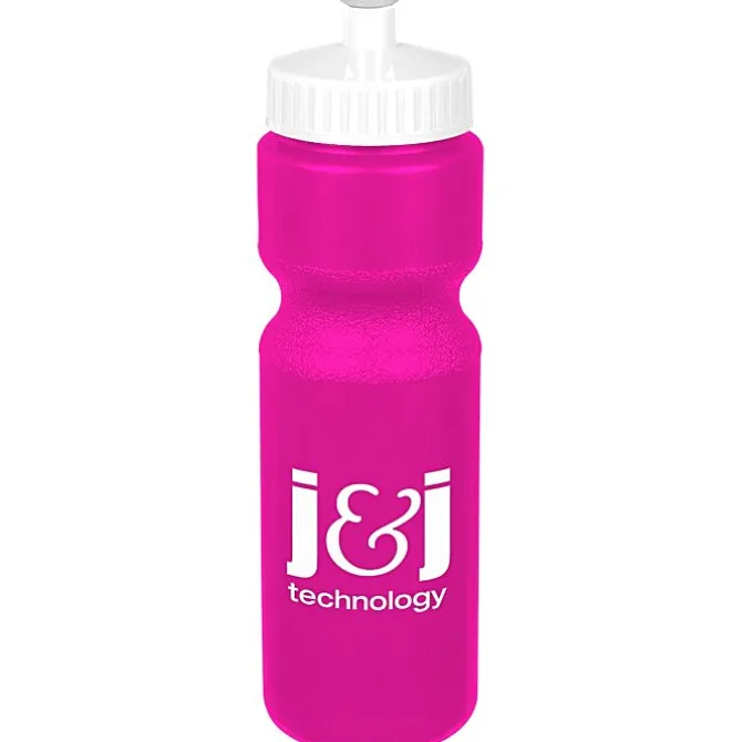 Sport Bottle with Push Pull Lid - 28 oz - Colors