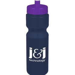 Sport Bottle with Push Pull Lid - 28 oz - Colors