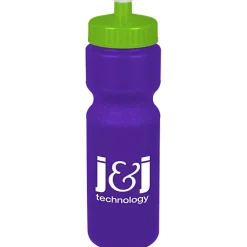 Sport Bottle with Push Pull Lid - 28 oz - Colors