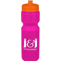 Sport Bottle with Push Pull Lid - 28 oz - Colors