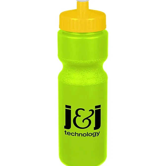 Sport Bottle with Push Pull Lid - 28 oz - Colors