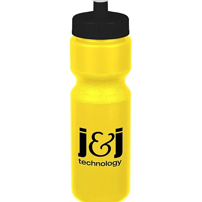 Sport Bottle with Push Pull Lid - 28 oz - Colors