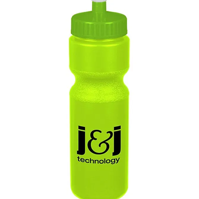 Sport Bottle with Push Pull Lid - 28 oz - Colors