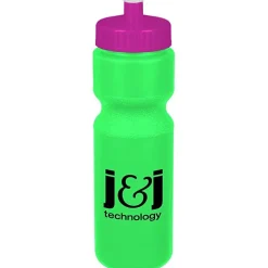 Sport Bottle with Push Pull Lid - 28 oz - Colors