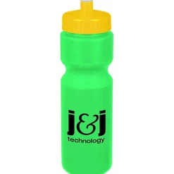 Sport Bottle with Push Pull Lid - 28 oz - Colors