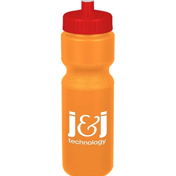 Sport Bottle with Push Pull Lid - 28 oz - Colors