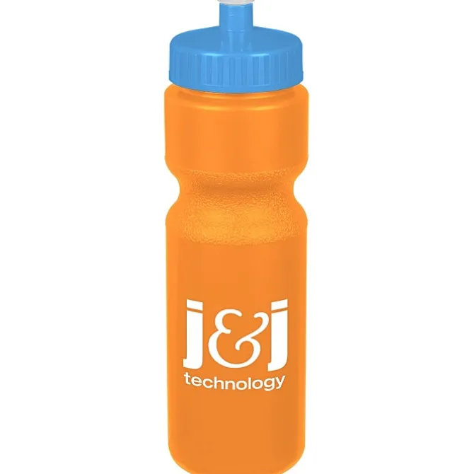 Sport Bottle with Push Pull Lid - 28 oz - Colors