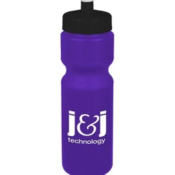 Sport Bottle with Push Pull Lid - 28 oz - Colors