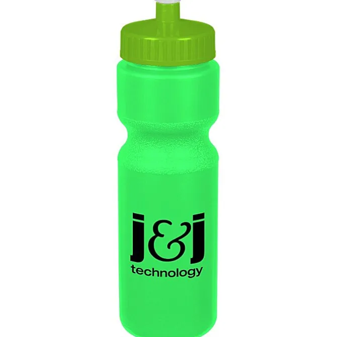 Sport Bottle with Push Pull Lid - 28 oz - Colors