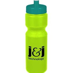 Sport Bottle with Push Pull Lid - 28 oz - Colors