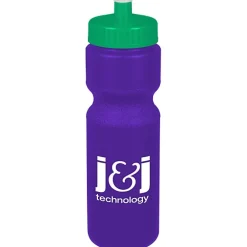 Sport Bottle with Push Pull Lid - 28 oz - Colors