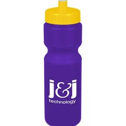 Sport Bottle with Push Pull Lid - 28 oz - Colors