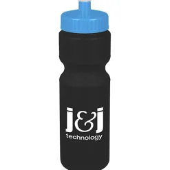 Sport Bottle with Push Pull Lid - 28 oz - Colors