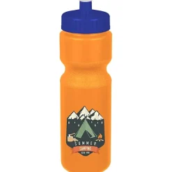 Sport Bottle with Push Pull Lid - 28 oz - Colors - Full Color