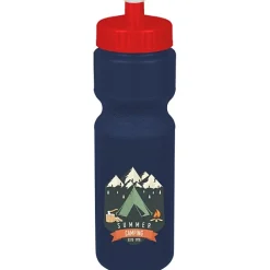 Sport Bottle with Push Pull Lid - 28 oz - Colors - Full Color
