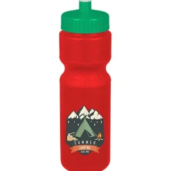 Sport Bottle with Push Pull Lid - 28 oz - Colors - Full Color